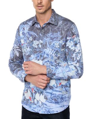 Robert Graham - Nadine Button Front Printed Shirt