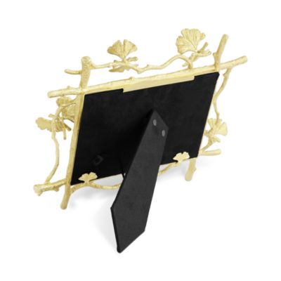 Butterfly Ginkgo Gold Frame, 5&amp;quot; x 7&amp;quot;