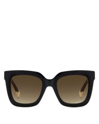 Fabric Eyewear Prescription Compatible Square Sunglasses, 52mm