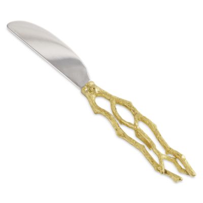 Butterfly Ginkgo Gold Cheeseboard w/ Spreader