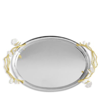 Butterfly Ginkgo Gold Large Tray