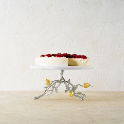 Michael Aram - Pomegranate Silver and Gold Cake Stand
