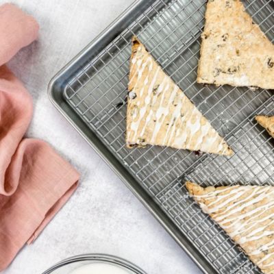 Quarter Sheet Baking Pan and Rack Set