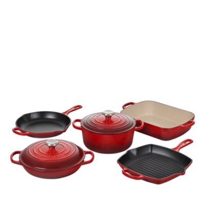 Le Creuset - Signature Enameled Cast Iron 7 Piece Cookware Set