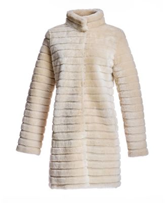 Grooved Shearling Jacket
