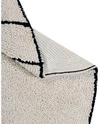 Lorena Canals Bereber Style Washable Alfombra Lavable Round Area Rug, 5'3" x 5'3"