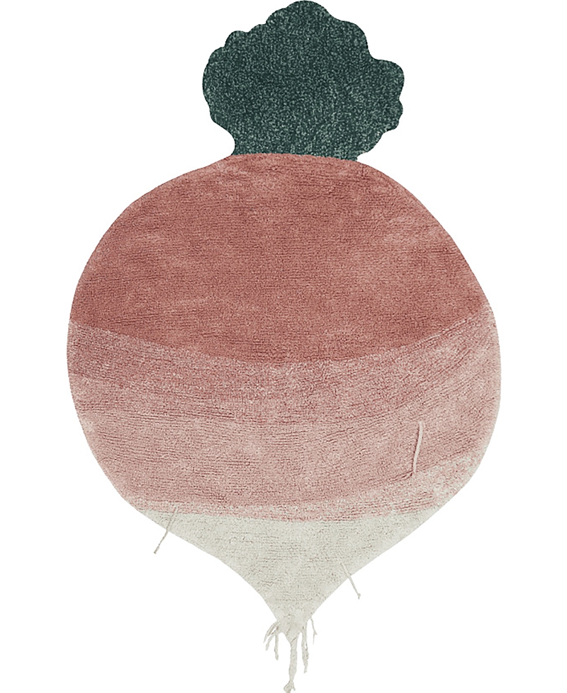 Lorena Canals O C Washable Ramona The Radish Novelty Area Rug, 3'3 X 4'11 In Rose
