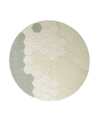 Lorena Canals Planet B Washable Round Honeycomb Round Area Rug, 4'7" x 4'7"