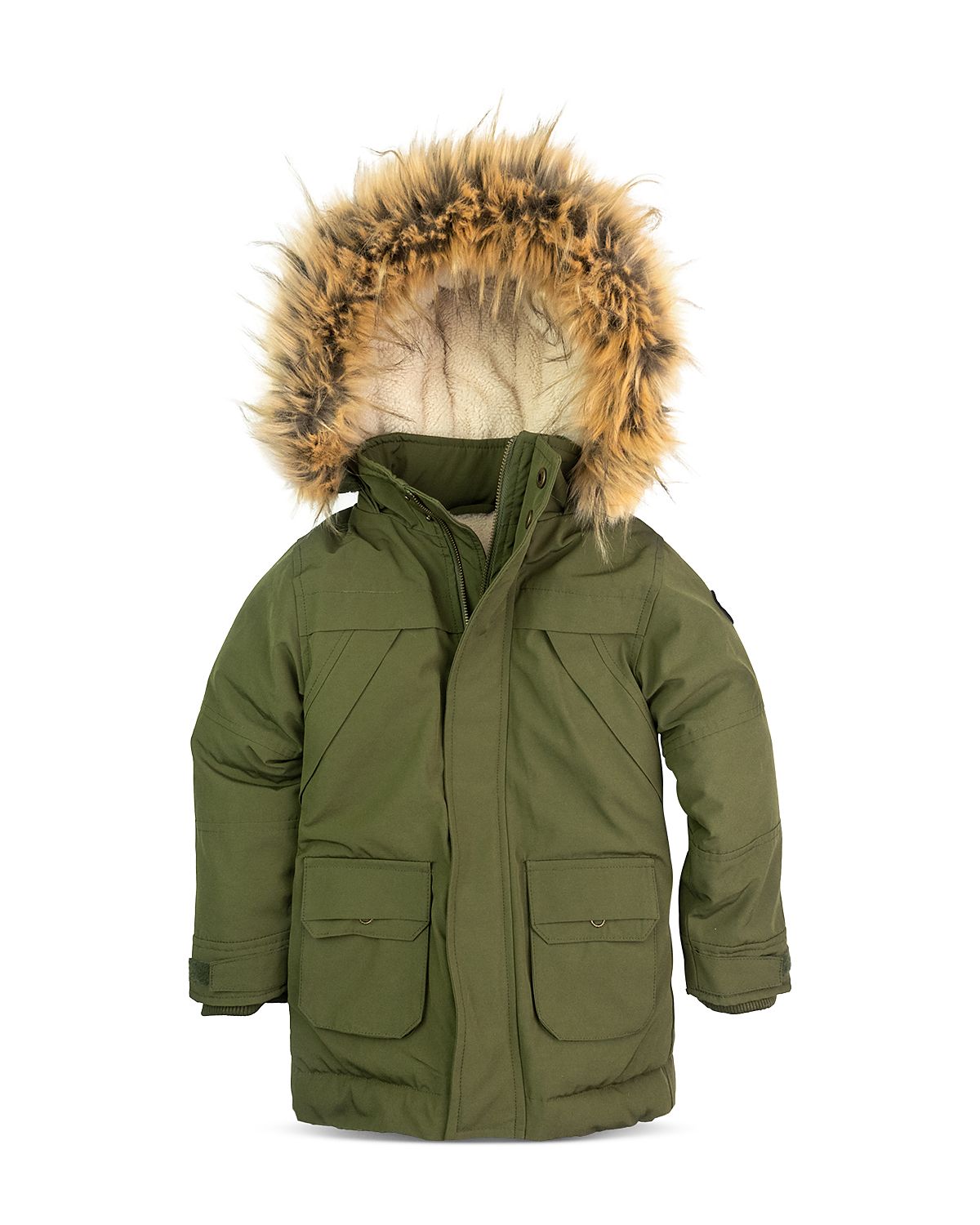 Appaman Boys' Denali Faux Fur Trim Coat - Little Kid, Big Kid