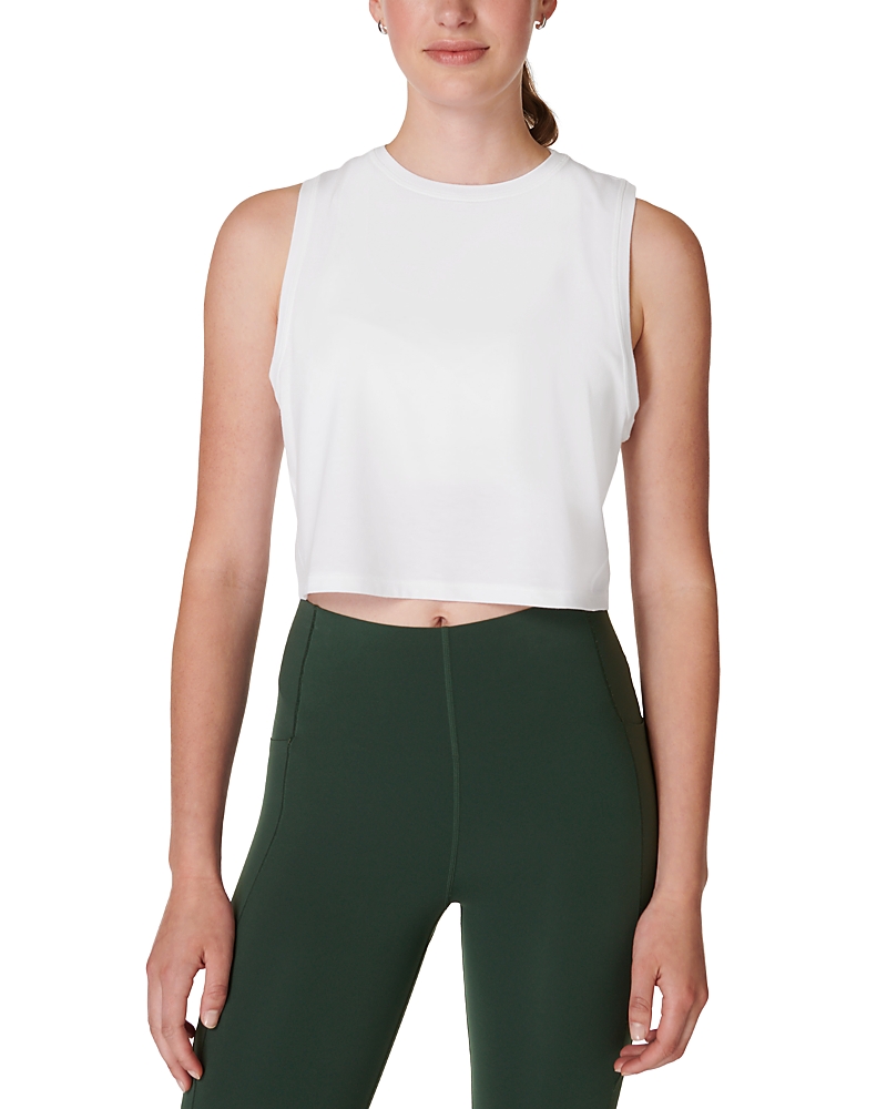 Sweaty Betty Breathe Easy Cropped Tank Top In Multi