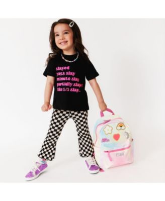 Patched Rainbow Backpack