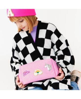 Glitter Patched Pouch