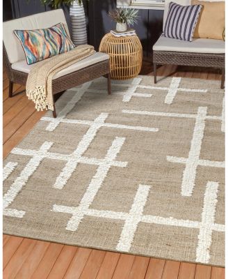 LR Home Geoblend GEOBL-82519 Runner Area Rug, 2'6" x 8'