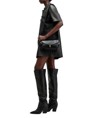 Rock Leather Shirt Dress