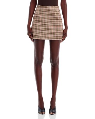 Gina Check Mini Skirt
