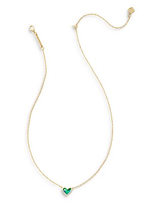 Kendra Scott Drusy Ari Heart Pendant Necklace, 19