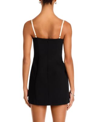 Azra Contrast Trim Mini Dress