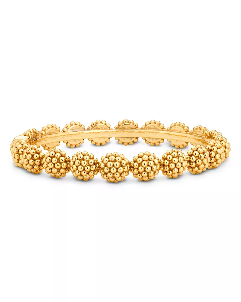 Capucine De Wulf Berry Eternity Hinged Bangle Bracelet
