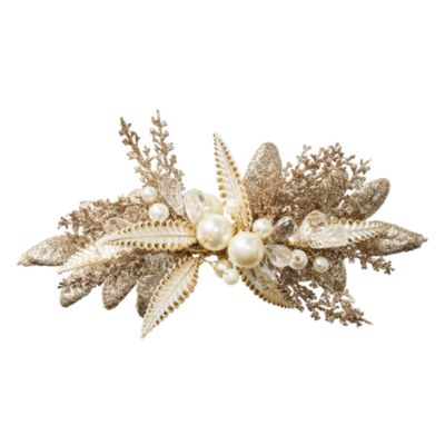 Gilded Spray Napkin Ring in Gold &amp; Silver Tones