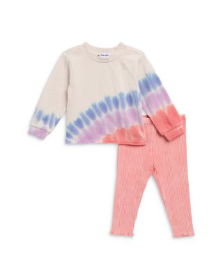 Splendid - Girls' Sunset Tie Dye Top & Leggings Set - Baby