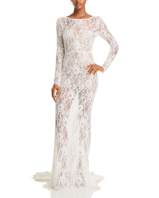 BRONX AND BANCO - Colette Blanc Lace Gown