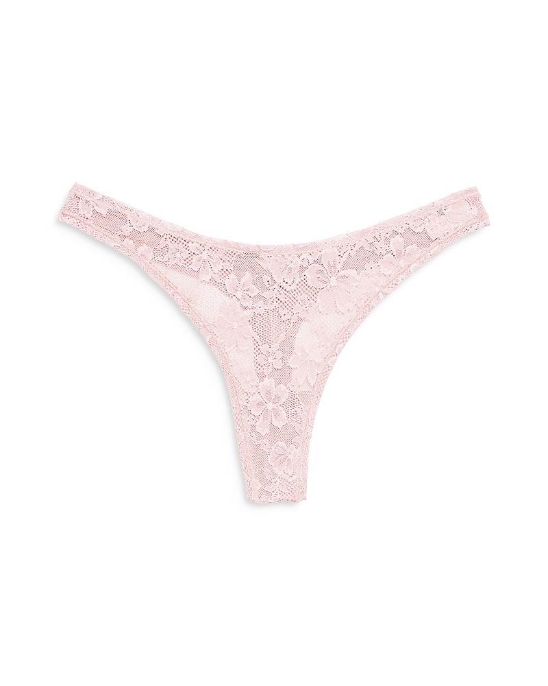 Fleur Du Mal Le Stretch Thong In Ballet Pink