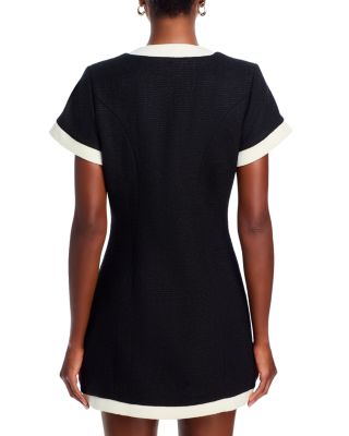 Tweed Short Sleeve Mini Dress - Exclusive