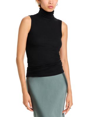 ATM Anthony Thomas Melillo - Rib Knit Turtle Neck Vest