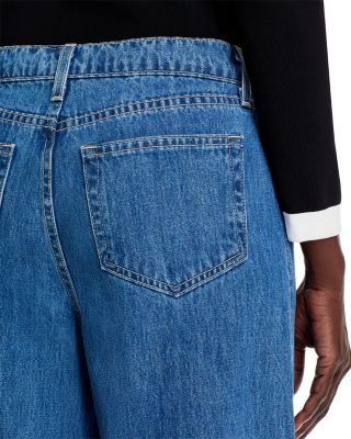 Beau High Rise Wide Leg T Seam Jeans in Glendora