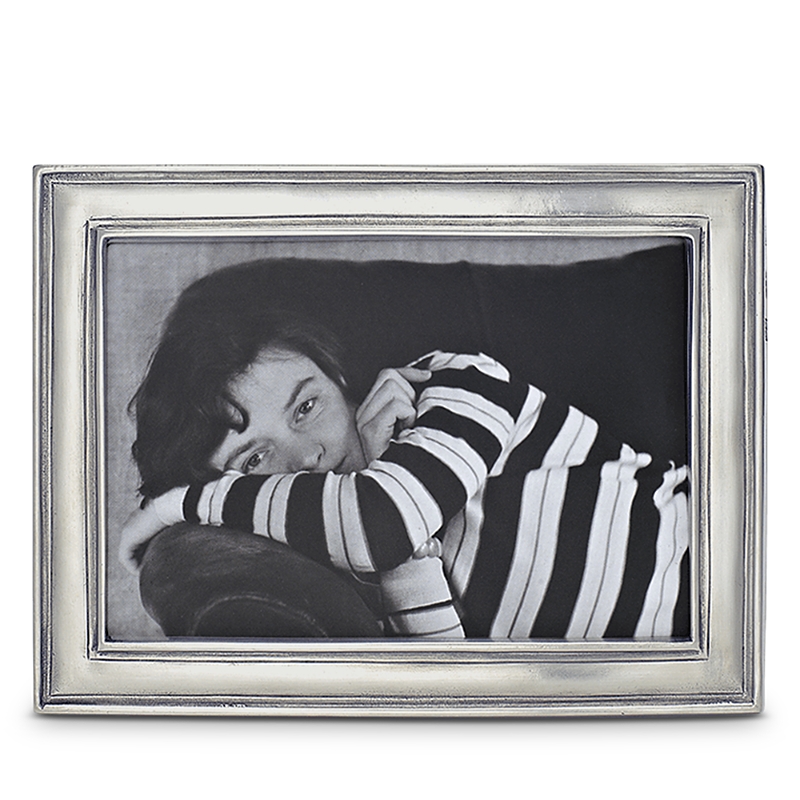 Match Medium Lugano Rectangle Frame In Pewter