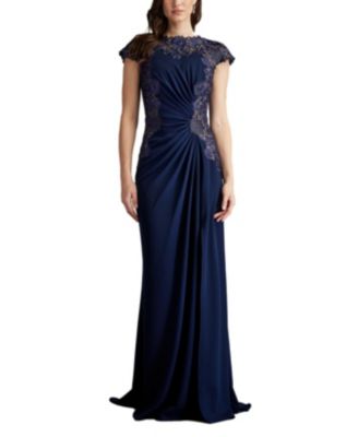 Tadashi Shoji - Chelan Embroidered Illusion Gown