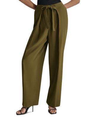 DKNY - Twill Tie Front Pants