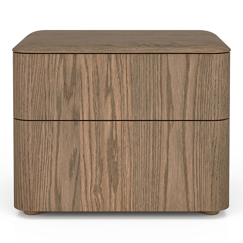 Huppe Simone Two Drawer Nightstand In Brown