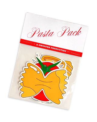 Marianna Fierro - Pasta Vinyl Sticker Pack, Set of 6