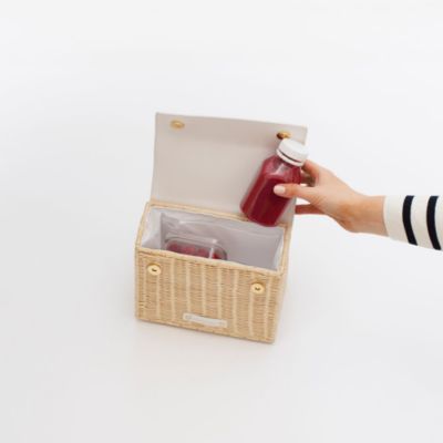 The Mini Luncher Wicker Lunch Box