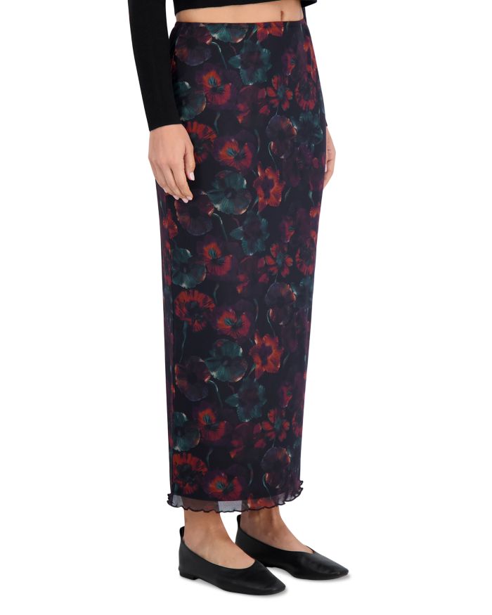 Mesh Maxi Skirt