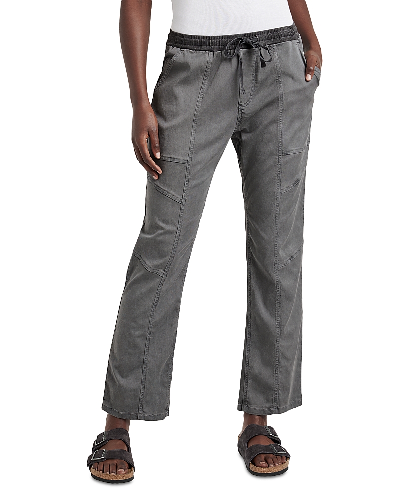 Splendid Womens Pocket Lyocell Straight Leg Pants In Stone