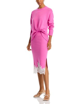 3.1 Phillip Lim Long Sleeve Draped Knit Dress