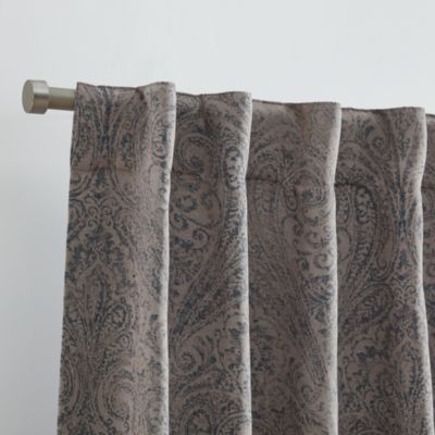 Vittoria Paisley Printed Blackout Curtain Panel, 52&amp;quot; x 95&amp;quot;