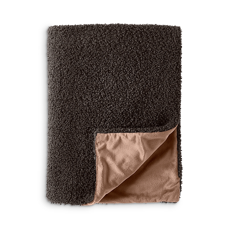 Hudson Park Collection Teddy Throw - Exclusive In Brown