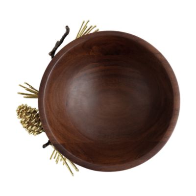 Pine Cone Wood Small Bowl