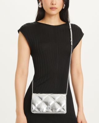 Kira Quilted Leather Chain Wallet