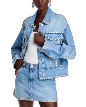 【希少】Denim & Supply Studded Denim Jacket BLANKNYC Studded Denim Jacket | Bloomingdale's Women