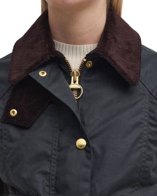 Beadnell Cropped Waxed Coat - thumbnail 6