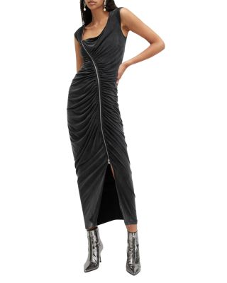 Umbra Gathered Maxi Dress