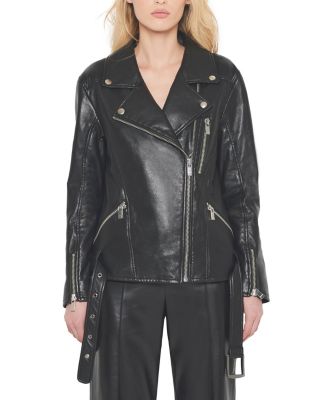 Brando Recycled Leather Boyfriend Jacket