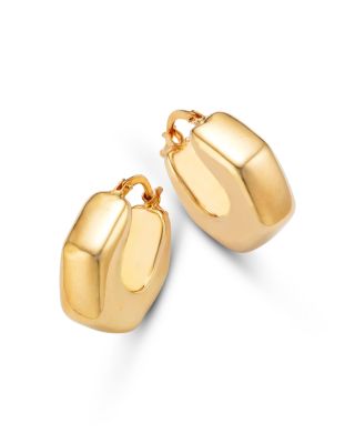 Moon & Meadow 14K Yellow Gold Huggie Hoop Earrings