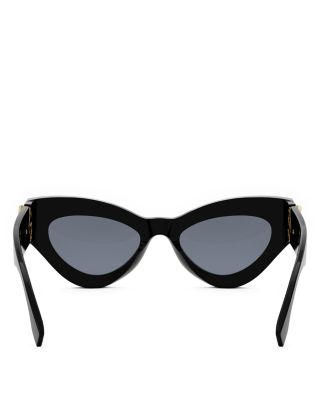 FF Diamond Cat Eye Sunglasses, 52mm