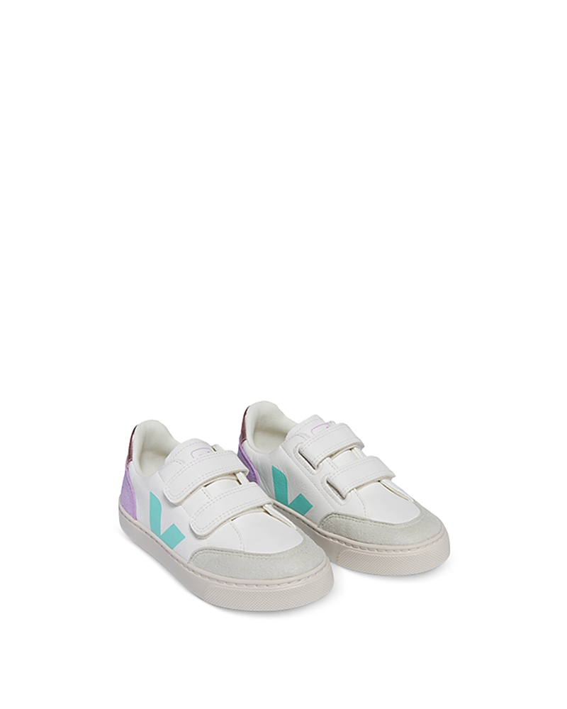 Veja Unisex Small V 12 Sneakers - Toddler In Extra White/orchid