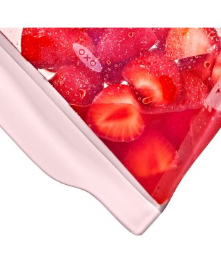 Tot Stand Up Snack Cup Silicone Bags, 2 Pack